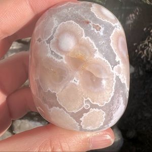 Quartzy Flower Agate Palm